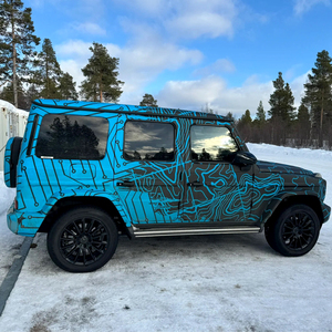 Vinilo Adhesivo para Automóviles NIKO IUWF 1.52x20M/5x65FT, Diseño Personalizado que Cambia de Color, Película Adhesiva para Carrocería sin Burbujas, PVC - Product Image 1