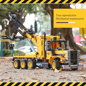 Mould King 17011S 1277PCS Engineering Serie Road Trailer Car Building Block Model Technical Educational Toy Festival Gift - Product Image 5