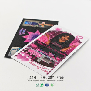 Láminas Decorativas <span class=keywords><strong>de</strong></span> Cartón Holográfico Brillante, Impresas con Purpurina, Relieve Blanco Perlado, Resistentes a los Arañazos, para Impresión - Product Image 1