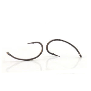 Hameçons de pêche à la carpe, bande d'appât enduit café vert marron hameçon de course à la carpe 6 # - Product Image 4