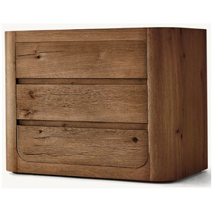 OSLO CLOSED NIGHTSTAND rh FURNITURE Modern Luxury NightStand Closed <b>Bedroom</b> Nightstands With Drawer - Product Image 3