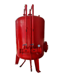 Tanque de Espuma para Combate a Incêndios com Preço de Fábrica, Tipo Vertical de Proporção de Pressão, Pressão de Trabalho de 0.6-1.2 MPa, Aço Carbono - Product Image 1