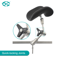 Support de jambe universel et positionneur articulé WEIYE pour table d'opération hospitalière et accessoires de table de lit
