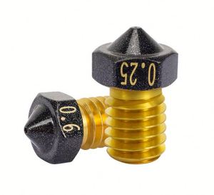 Piezas 3D <span class=keywords><strong>V6</strong></span> <span class=keywords><strong>Boquilla</strong></span> de revestimiento de PTFE de latón Extrusora de filamento antiadherente Cabezal de impresión Actualización 1,75mm <span class=keywords><strong>Boquilla</strong></span> de impresora 3D de latón <span class=keywords><strong>E3D</strong></span> - Product Image 6