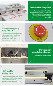 600ev Bên ngoài túi thực phẩm không khí-xả máy đóng gói chân không niêm phong chân không niêm phong - Product Image 6