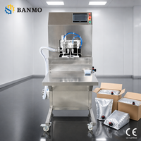 Machine de remplissage automatique BIB BANMO, remplisseuse Bag-in-Box à tête unique pour huile comestible, sirop, vin, 25L, haute précision PLC