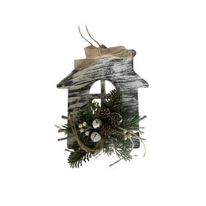 MAISON EXTÉRIEURE EFFET BOIS BLANC 19,5X3,5 CM H.22 - Product Image 1