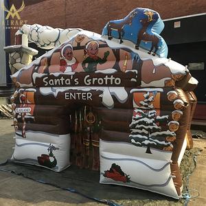 Grotta di natale Gonfiabile di Babbo Natale/Natale Gonfiabile della Casa/Casa Gonfiabile Di Natale Tenda - Product Image 4