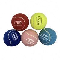 Logo personnalisé professionnel de qualité supérieure pour l'entraînement et les jeux des chiens, adapté aux débutants et aux professionnels, balle de tennis personnalisée pour l'entraînement.