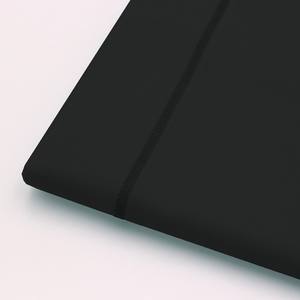 Elegant Stylish 100% <b>Black</b> Cotton Bed Sheet <b>Set</b> with Quality Guarantee Includes Pillowcase & <b>Duvet</b> Cover Germ Protection - Product Image 4
