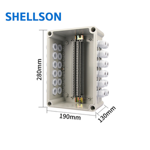 6 trong 6 ra sản xuất IP67 ABS nhựa Điện không thấm nước mặt đất thiết bị đầu cuối Hộp nối không thấm nước - Product Image 6