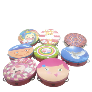 Tamburello in Legno Tongmei Tam-ktgu-1, Sacca per Colostomia, Costruzione in Metallo e Legno, Certificato CE EN71, Pelle di Pecora, Strumento Musicale - Product Image 1