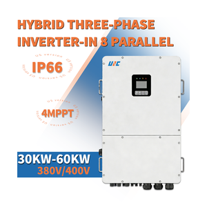 UNC 50kw 3상 온/오프 그리드 하이브리드 인버터 <span class=keywords><strong>380v</strong></span>/400V 4MPPT 150v/200v/250v/300v 8개 병렬 연결 가능 IP65/IP66 RS485/CAN/<span class=keywords><strong>UPS</strong></span>/WiFi - Product Image 4