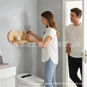 Nuevo estante de pared de pino con forma de corazón, creativo, para macetas, artesanía en madera, decoración del hogar. - Product Image 2