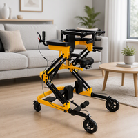 Aides à la marche, équipement de réadaptation pour personnes âgées, déambulateur adulte multifonctionnel, entraînement des membres inférieurs, pliable, portable, capacité de charge 150 kg