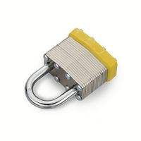 Cadenas intelligent de style américain à prix d'usine, clés en vrac, en acier chromé, carré, multicolore, cadenas à combinaison à 4 chiffres, cadenas diamant