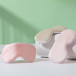 Children <b>Sleep</b> Eye <b>Mask</b> Women Man Elastic Adjustable Band Anti-Puffiness Anti-Wrinkle Super Soft Stain Silk Luxury Side OEM - Product Image 3