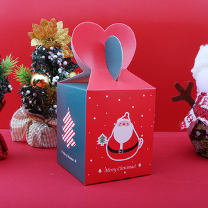 Bolsa <span class=keywords><strong>de</strong></span> Regalo Navideña en Forma <span class=keywords><strong>de</strong></span> Corazón, Caja <span class=keywords><strong>de</strong></span> Dulces Fácil <span class=keywords><strong>de</strong></span> Montar, Ideal para Aperitivos, Galletas y Empaque <span class=keywords><strong>de</strong></span> Manzanas - Product Image 1