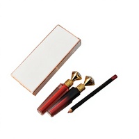 Kit Lèvres Herbal 3g Imperméable en Gros – Rouge à Lèvres Liquide Mat & Crayon à Lèvres Personnalisable (Marque Privée)