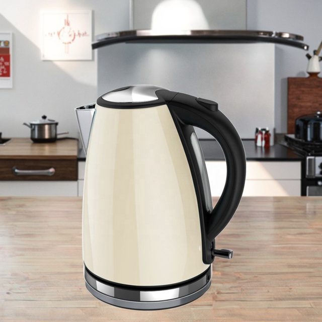 Customized 1.7L Household Appliances with Keep Warm Feature Fully Automatic Retro Tea Maker Electric Stainless Steel Kettle