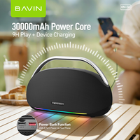 BAVIN TOP Sale Haut-parleur Boombox de haute qualité BM50 BT5.3 avec batterie 30000mAh 300W et double microphone