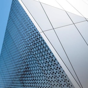 Commercial Project Metal Facade Cladding Panel <strong>System</strong> for Hotel Mall Office <strong>Building</strong> Exterior - Product Image 2