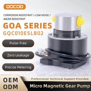 Pompe à engrenages micro DOCOD 0,1 ml/rev à entraînement magnétique en acier inoxydable, sans huile, petite pompe à vide, pompe à eau sans balais 1,6 MPa - Product Image 2