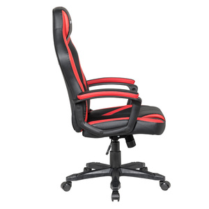 Chaise <span class=keywords><strong>de</strong></span> bureau gaming exécutive robuste, capacité 500 lbs, en cuir synthétique, avec accoudoirs pivotants 2D rafraîchissants, cadre en acier, dossier haut - Product Image 3