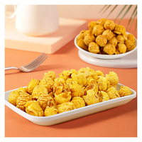 Palomitas de maíz con sabor a caramelo, palomitas de maíz en forma de hongo, aperitivos chinos de marca propia, 358g/palomitas de maíz