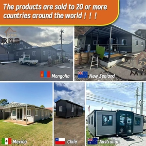 Casa Contenedor Expandible <span class=keywords><strong>de</strong></span> 40 pies, Villa <span class=keywords><strong>de</strong></span> Lujo para Vacaciones, Casa Prefabricada <span class=keywords><strong>de</strong></span> 1, 2, 3 o 4 Dormitorios, Edificio Modular <span class=keywords><strong>de</strong></span> Acero para Oficina con Baño - Product Image 6