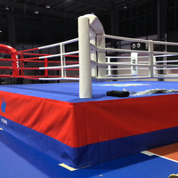 Ring de boxe professionnel personnalisé pour l'entraînement en salle, la compétition en plein air de Muay Thai, UFC, MMA