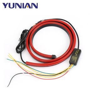 100/90cm <span class=keywords><strong>de</strong></span> style <span class=keywords><strong>de</strong></span> voiture arrière <span class=keywords><strong>de</strong></span> voiture, feux d'arrêt supplémentaires à LED avec clignotant, feux <span class=keywords><strong>de</strong></span> circulation, bandes flexibles universelles <span class=keywords><strong>de</strong></span> frein automatique - Product Image 1