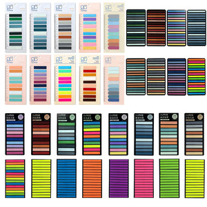 Onglets d'indexation SK Morandi en PET, personnalisables, colorés, autocollants, blocs-notes, plusieurs tailles, impression de logo, motif, texte - Product Image 6