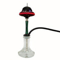 Kit de Chicha Électronique Rechargeable, Chicha Électronique à Combustion Rapide, Sans Charbon