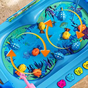 Jeu de pêche électronique en plastique pour tout-petits avec flux d'eau et musique pour enfants - Product Image 3