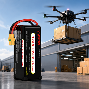 Baterai LiPo 17Ah 6S Kapasitas Besar Kelas Industri 22.2V 7C untuk Sel Daya Isi Ulang Baterai LiPo Drone Logistik Pengiriman - Product Image 2