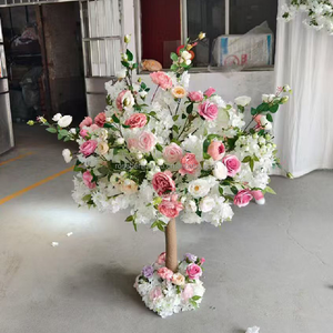 2025 vente chaude rose artificielle fleur <span class=keywords><strong>de</strong></span> cerisier <span class=keywords><strong>arbre</strong></span> décoration <span class=keywords><strong>de</strong></span> mariage Table haut fleur <span class=keywords><strong>arbre</strong></span> pièce maîtresse - Product Image 3