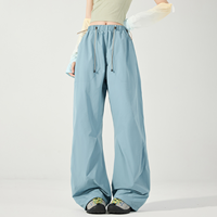 2026 Frühling Sommer Leichte, umweltfreundliche, atmungsaktive Anti-UV Kapuzen-Paratrooper-Hose Unisex Lockerer High-Look Outdoor Cargo