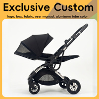 Adaptateur universel pour siège auto bébé Landleopard Afold, tissu et plastique, rotation à 360°, pliage rapide bidirectionnel, compatible avec toutes les poussettes EN1888-2