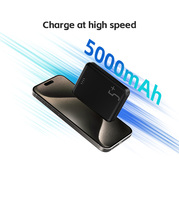 Vente en gros Banque d'alimentation portable 5000mah double USB C Mini chargeur universel mince avec batterie li-polymère Chargeur de téléphone de poche