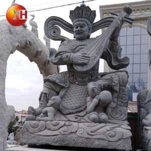 Puerta de entrada de templo chino, escultura de budismo al aire libre, tallado a mano, piedra de granito, grandes, cuatro Deva, Reyes, estatuas, Carvings, gran oferta - Product Image 3