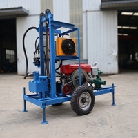 Machine de forage de puits d'eau, plateforme hydraulique de 150 m pour l'irrigation des jardins de station balnéaire, approvisionnement en eau, vente directe en gros