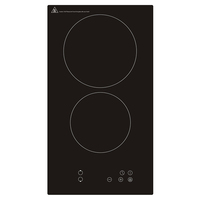 2025 tahun terlaris lebih murah Domino 3500W Membangun 2 burner Domino Rusia induksi listrik Hob