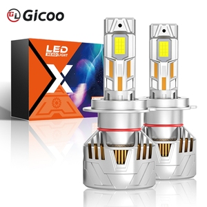 Gicoo X80 200W 30000LM Bombillas LED de Alta Potencia CSP H4 H7 H1 H8 H9 H11 para Auto, Luces LED 9005 HB3 9006 HB4 9012, Lámpara Antiniebla 6000K - Product Image 1