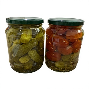 Competitive Price Premium Quality Best Selling Best Price <b>Pickled</b> Cucumbers And Tomatoes in Mason <b>Jar</b> 720ml - Product Image 5