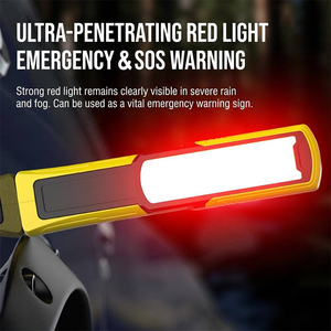 Lampe de travail COB OEM à intensité variable 800LM rechargeable 6000mAh Type-C avec crochet magnétique, lampe d'inspection LED pour <span class=keywords><strong>garage</strong></span> - Product Image 5