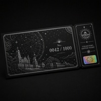 Boleto de Edición Limitada para Eventos Deportivos en Cartulina Premium con Lámina Metálica Plateada, Logotipo Personalizado, Diseño, Muestra y Prueba Gratuitas