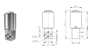 Yüksek Hassasiyetli, Düşük Gecikmeli, Paslanmaz Çelik Mikro Oransal Valf, Yüksek Gaz Akış Kontrol Fonksiyonlu - Product Image 5