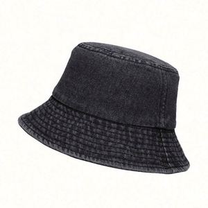 Chapeau Bob Brodé Personnalisé avec Logo en Toile Lavée à Grand Bord – Chapeau de Pêcheur Personnalisé pour l'Extérieur - Product Image 4