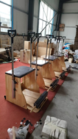 Chaise Wunda de Pilates professionnelle personnalisable en bois de chêne, chaise de stabilité pour club de fitness et équipement d'entraînement à domicile OEM/ODM CESGS